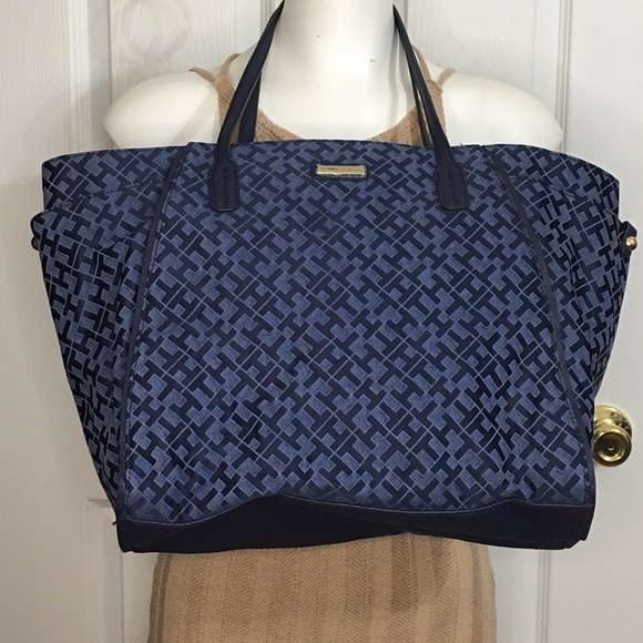 Large Navy TOMMY HILFIGER Tote - Picture 1 of 4